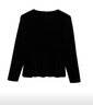 纖莉秀【愛(ài)麗絲】法式輕熟風(fēng)溫柔兩件套裝大碼女裝胖mm2026春新款034 黑色【針織衫QK4922】 2XL 曬單實(shí)拍圖