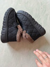 加絨加厚增高鞋雪地靴兔毛防水防滑保暖毛毛女士棉鞋厚底輕便女靴 黑色 37 曬單實(shí)拍圖