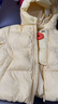 巴拉巴拉童裝寶寶羽絨服三防男童冬裝女童連帽外套萌趣2025新款面包服外套 黃色鴨鴨31004-白鴨絨 90 充絨量51g 曬單實(shí)拍圖
