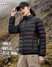 拓路者羽絨服女秋冬戶(hù)外短款輕薄運動(dòng)立領(lǐng)鴨絨服沖鋒衣羽絨內膽保暖防風(fēng) 曬單實(shí)拍圖