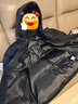 NASA GISS棉服男冬季港風(fēng)潮牌保暖防風(fēng)加棉休閑連帽棉衣外套男 黑色 XL 曬單實(shí)拍圖
