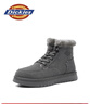 Dickies男士雪地靴加絨馬丁靴加厚短靴保暖棉鞋靴子男 灰色 42  曬單實(shí)拍圖