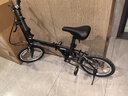 大行（DAHON）折疊自行車(chē)16英寸YUKI超輕迷你便攜男女式通勤單車(chē)KT610 黑色  曬單實(shí)拍圖