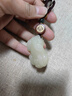 子木雅居新疆天然和田玉貔貅鑰匙扣汽車(chē)掛件情侶玉石吊墜高檔精致生日禮物 白色 曬單實(shí)拍圖