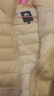美力城羽絨服女冬短款輕盈收腰外套保暖防風(fēng)輕薄內搭鵝絨服076 云朵白 M 曬單實(shí)拍圖