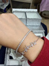 APM Monaco蝴蝶可調節手鏈銀白氣質(zhì)手鏈閨蜜 送老婆女友 銀白色蝴蝶手鏈 曬單實(shí)拍圖