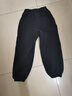 羅蒙童裝男童加絨褲子2026春季兒童一體絨燈芯絨寬松長(cháng)褲 黑色 130 曬單實(shí)拍圖