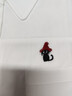 Olrain歐芮兒天絲棉趣味貓咪刺繡長(cháng)袖襯衫女裝春季新款休閑襯衣 白色 L 曬單實(shí)拍圖