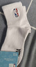 NBA襪子男士秋冬運動(dòng)襪抗菌防臭消臭吸汗無(wú)骨棉襪跑步中筒籃球襪3雙 曬單實(shí)拍圖