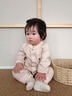 乖奇熊嬰幼兒衣服長(cháng)袖連體衣服男女寶寶無(wú)骨打底睡衣春秋季純棉哈衣爬服 曬單實(shí)拍圖