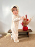 乖奇熊嬰幼兒衣服長(cháng)袖連體衣春秋季可愛(ài)無(wú)骨睡衣女寶寶純棉打底哈衣爬服 曬單實(shí)拍圖