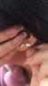 締晶999足銀耳釘女一周耳環(huán)輕奢高級感2026新款新年情人節禮物送女生 一周耳釘禮盒七對裝-TL121 曬單實(shí)拍圖