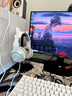 漫步者（EDIFIER）HECATE G30II頭戴式耳機有線(xiàn)電競游戲電腦耳麥筆記本吃雞csgo音樂(lè )網(wǎng)課高音質(zhì)麥克風(fēng)FPS聽(tīng)聲辨位 珍珠白貓耳版+耳機支架 曬單實(shí)拍圖