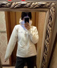 始祖鳥(niǎo)（ARC'TERYX）Atom SV Hoody阿童木女款加厚保暖棉服防風(fēng)外套連帽棉衣 極地白 L 【140-160斤】 曬單實(shí)拍圖