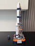 佳奇科技（JAKI）積木拼裝破曉五號火箭航天模型兒童玩具6-12歲男孩生日新年禮物 曬單實(shí)拍圖
