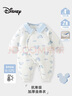 迪士尼（Disney）嬰兒衣服新生兒280g加厚連體衣外套夾棉服滿(mǎn)月寶寶外出保暖秋冬季 曬單實(shí)拍圖