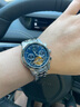 梭倫（SOLLEN）十大名表手表男士全自動(dòng)機械表學(xué)生腕表送老公男友情人節生日禮物 精鋼藍面806【升級锏鎢鋼表帶】 曬單實(shí)拍圖