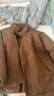 班尼路（Baleno）S&K系列正品男士棉衣春季厚款休閑棉服潮牌情侶裝面包服保暖外套 深咖啡 2XL 曬單實(shí)拍圖