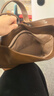 百麗【新年禮物】女包流浪摩卡反絨麂皮托特包8562ACX5 巧克力摩卡 曬單實(shí)拍圖