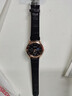 【網(wǎng)紅爆款】商務(wù)腕表石英運動(dòng)表休閑皮帶男女手表 黑色 曬單實(shí)拍圖