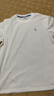 哈吉斯（HAZZYS）男女裝 夏季【情侶款】圓領(lǐng)上衣簡(jiǎn)約純色百搭短袖T恤 白色WT -男款 M （170/92A 46） 男 曬單實(shí)拍圖