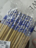 星坊一次性筷子青花瓷高檔獨立包裝加長(cháng)加粗50雙 方便筷碗筷餐具用品 曬單實(shí)拍圖