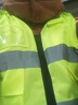 反光背心安全馬甲工地反光衣高亮多口袋交通警示安全服應急救援騎行施工馬甲印制 普亮-多口袋布面【熒光綠】XXL 曬單實(shí)拍圖