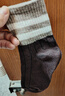 襪子女秋冬季條紋森系堆堆襪日系加厚韓版復古時(shí)尚百搭女士中筒襪 【隨機顏色】一雙 均碼 （36-40） 曬單實(shí)拍圖