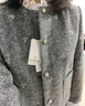 香影小香風(fēng)灰色毛呢外套女套裝2025冬季新款miu系穿搭短裙兩件套 淺灰 S 曬單實(shí)拍圖