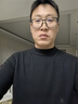 羅蒙（ROMON）100%羊毛衫男士裝半高領(lǐng)針織衫毛衣冬季加厚保暖中青年衣服打底衫 黑色加厚保暖 （親膚不扎人 ） 3XL （建議170-190斤） 曬單實(shí)拍圖