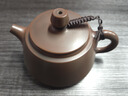 柏尼森廣西欽州坭興陶茶壺霸王純泡茶原礦泥料家用茶功夫茶 古銅紅色 220ml 曬單實(shí)拍圖