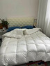 胖東來(lái)同款匈牙利95鵝絨被子家用保暖冬被芯五星級酒店春秋羽毛 銀灰色緞條款 奢享好眠匈牙利鵝絨被 2.0x2.3m冬被4000g 甄選匈牙利白鵝絨填 曬單實(shí)拍圖