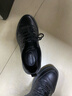 奧康（Aokang）奧康男鞋透氣休閑皮鞋商務(wù)休閑鞋舒適百搭厚底運動(dòng)鞋 黑色38  曬單實(shí)拍圖