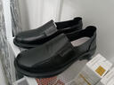 普步仕品牌一腳蹬皮鞋男2026年秋季新款男鞋頭層牛皮厚底圓頭休閑鞋子男 黑色  42 曬單實(shí)拍圖