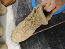 強人戶(hù)外男靴3515防水防穿刺防風(fēng)沙徒步登山訓練靴子 JD6617 杏色 40 曬單實(shí)拍圖