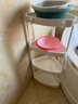 優(yōu)勤浴室置物架衛生間三角多層收納架子落地洗澡間廁所轉角臉盆架 曬單實(shí)拍圖
