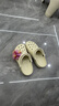 卡駱馳（CROCS）洞洞鞋貝雅卡駱班輕便耐磨一腳蹬休閑鞋|205089 白/深藍-126 37 /38(230mm) 曬單實(shí)拍圖