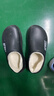 潔麗雅手術(shù)室防水棉拖鞋男士秋冬季2025新款外穿防滑防臭保暖厚底棉鞋男 黑色 【防水防滑 一鞋兩穿】 43-44 【適合42-43】 曬單實(shí)拍圖
