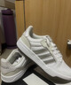 adidas ENTRAP美式校園風(fēng)運動(dòng)少年感復古籃球風(fēng)板鞋男女阿迪達斯   白色/暗銀金屬/樹(shù)脂黃   38 曬單實(shí)拍圖