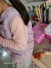 笛莎（DEESHA）童裝女童2025秋冬中大童女孩多色輕薄圓領(lǐng)羽絨馬甲 紫藤色 120 曬單實(shí)拍圖