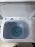 YANGZI揚子集團洗衣機半自動(dòng)老式家用雙桶大容量雙缸洗衣機藍光 洗脫雙筒小型波輪 20KG 【洗12+8脫|洗脫分離|強勁電機】 曬單實(shí)拍圖