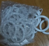 阿黎窗簾環(huán)加厚加粗萬(wàn)向吊環(huán)羅馬桿掛環(huán)伸縮桿浴簾掛鉤扣環(huán)25個(gè) 曬單實(shí)拍圖