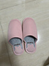 利達妮（TZLDN）室內棉拖鞋女款防滑秋冬季棉居家女士家居情侶毛布拖鞋 粉色40-41 曬單實(shí)拍圖