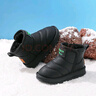 回力童鞋加絨保暖棉鞋男女童冬季新款兒童雪地靴WBNJS2104 黑色    34 曬單實(shí)拍圖