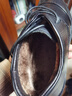 奧康（Aokang）牛皮冬季棉鞋男工作皮鞋男款系帶加絨保暖短筒男靴厚底商務(wù)靴LH 曬單實(shí)拍圖