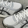 亞瑟士ASICS網(wǎng)面跑鞋百搭男鞋緩震運動(dòng)鞋透氣跑步鞋 GEL-CONTEND 4 白色/銀色 41.5 曬單實(shí)拍圖