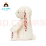 Jellycat花布邦尼兔動(dòng)物毛絨玩偶兔子玩偶兒童禮物娃娃生日情人節禮物 白芮（乳白色） Medium 曬單實(shí)拍圖