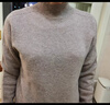 兔皇（TUHUANG）【無(wú)縫純羊毛】純色打底針織毛衣25秋冬半高領(lǐng)女羊毛衫TW897303 曬單實(shí)拍圖