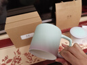 叁旬印象泡茶馬克杯創(chuàng  )意漸變陶瓷帶蓋茶水分離辦公室情侶杯子過(guò)濾水杯 印象馬克杯(漸變款)_水碧綠 曬單實(shí)拍圖