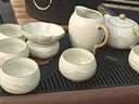 唐豐汝窯茶具整套帶茶盤(pán)功夫茶具套裝中式家用陶瓷泡茶壺蓋碗茶杯套裝 曬單實(shí)拍圖